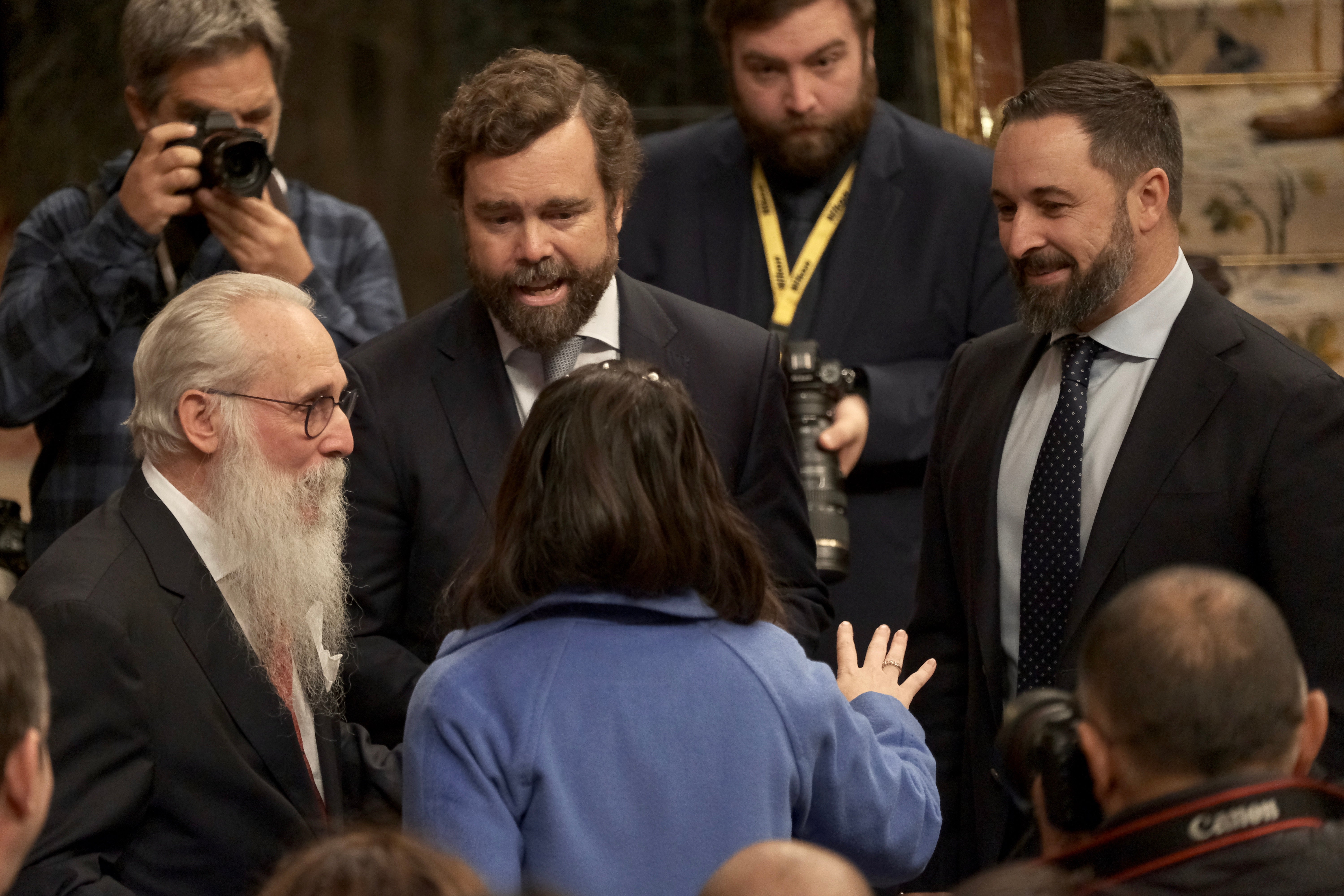 Fotos: Otra jornada de fotos simbólicas en el Congreso