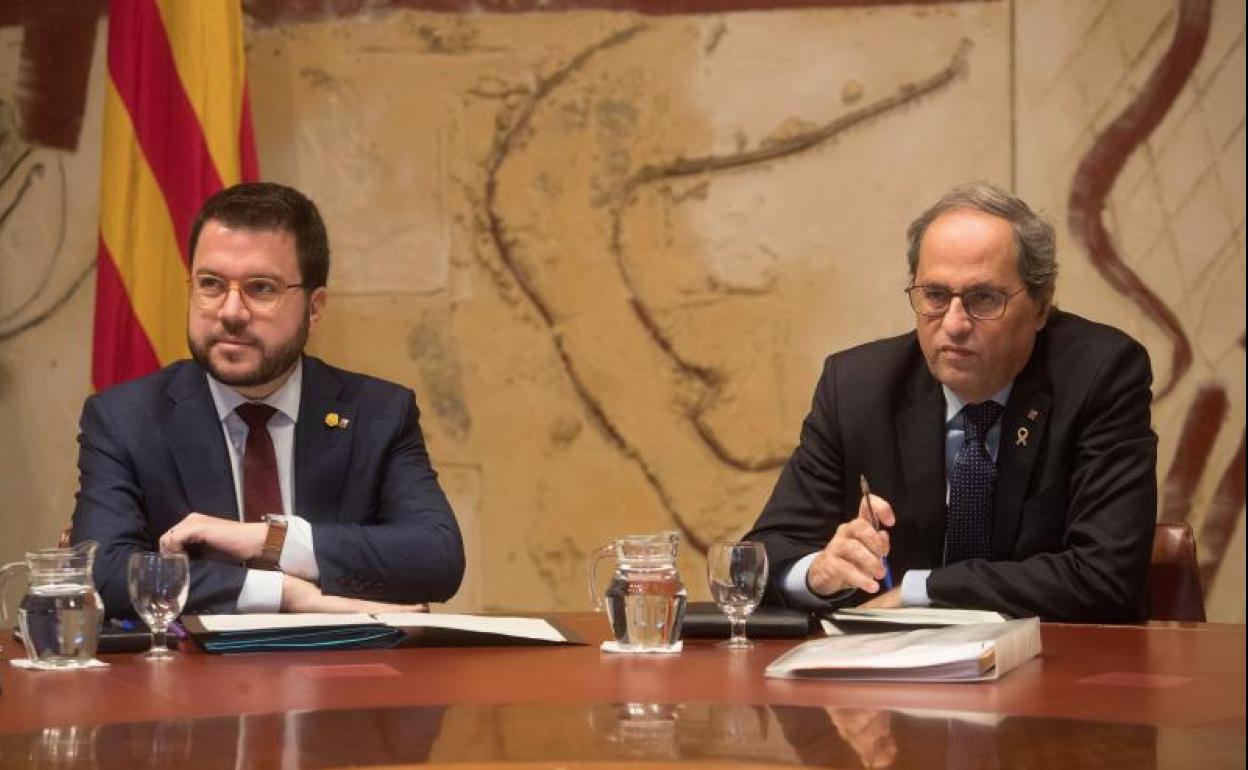 Torra exige la autodeterminación el día de la Constitución