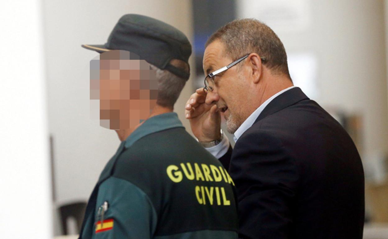 El expresidente de Zaragoza Agapito Iglesias, durante el juicio.