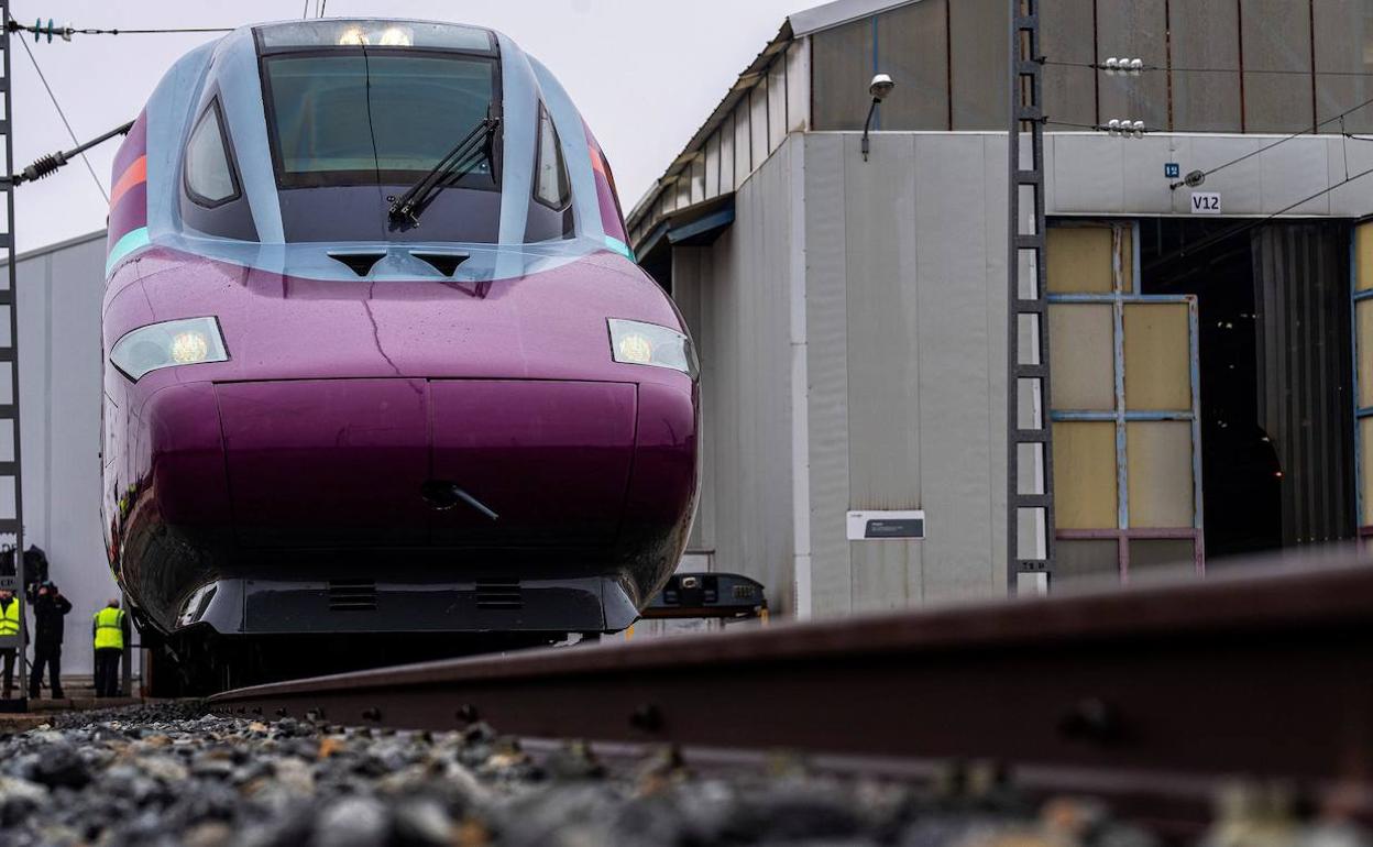 Uno de los trenes Avlo de Renfe.