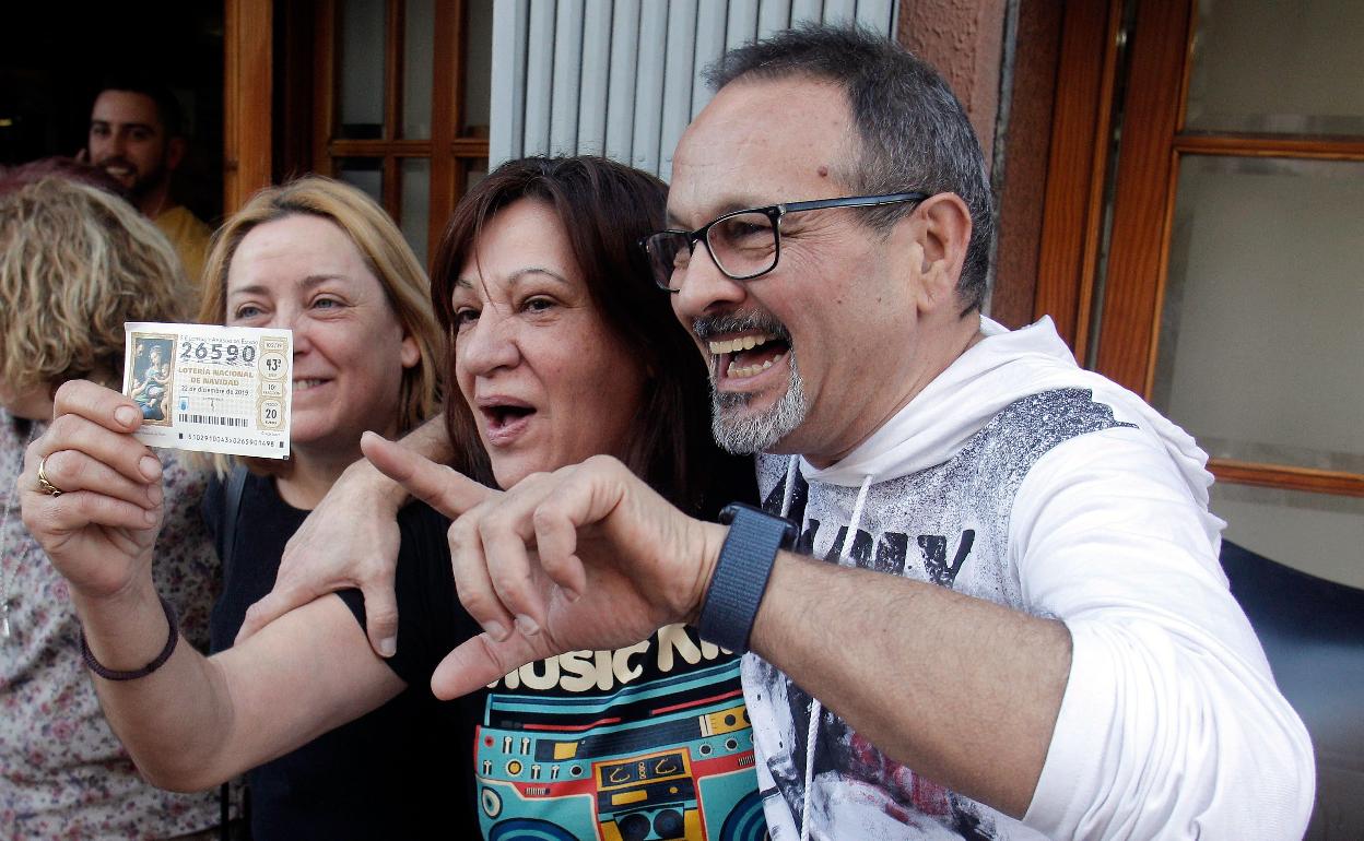 Premiados con el Gordo de Navidad en Sant Vicent del Raspeig.