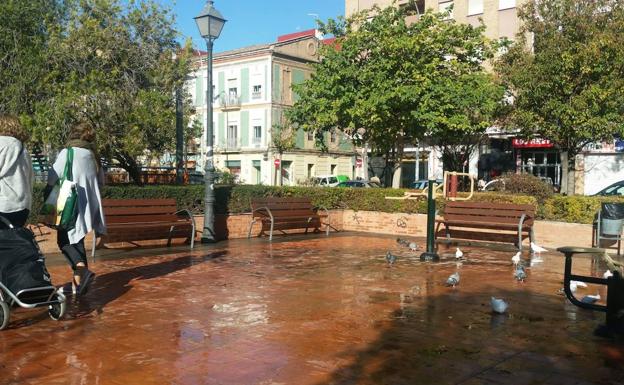 Parque en el que se ha encontrado el cadáver junto a un cuchillo manchado de sangre.