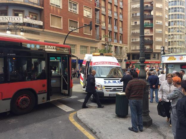 Una unidad SAMU durante un servicio.