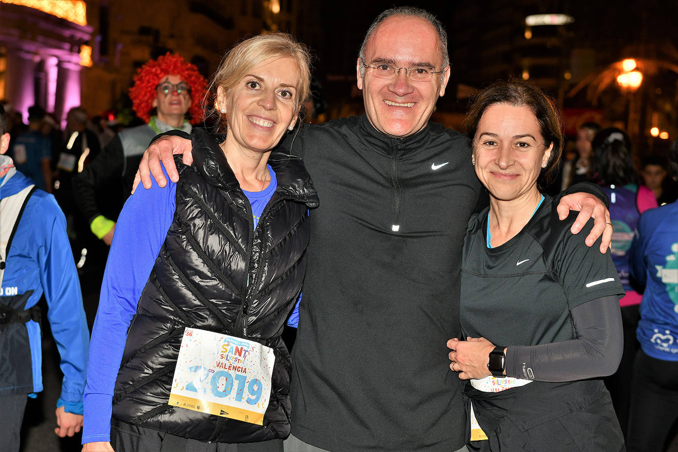 Corredores populares han despedido este lunes 30 el año 2019 con la carrera de San Silvestre de Valencia.