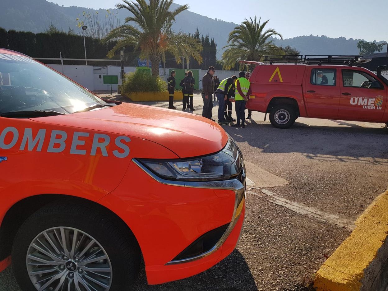 Operativo de búsqueda del hombre desaparecido. 