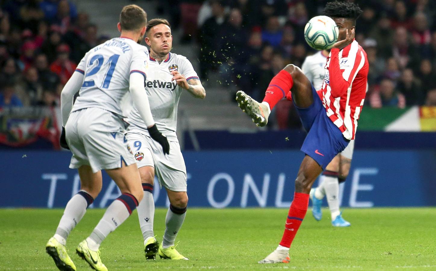 Las mejores imágenes del Atlético de Madrid-Levante UD.