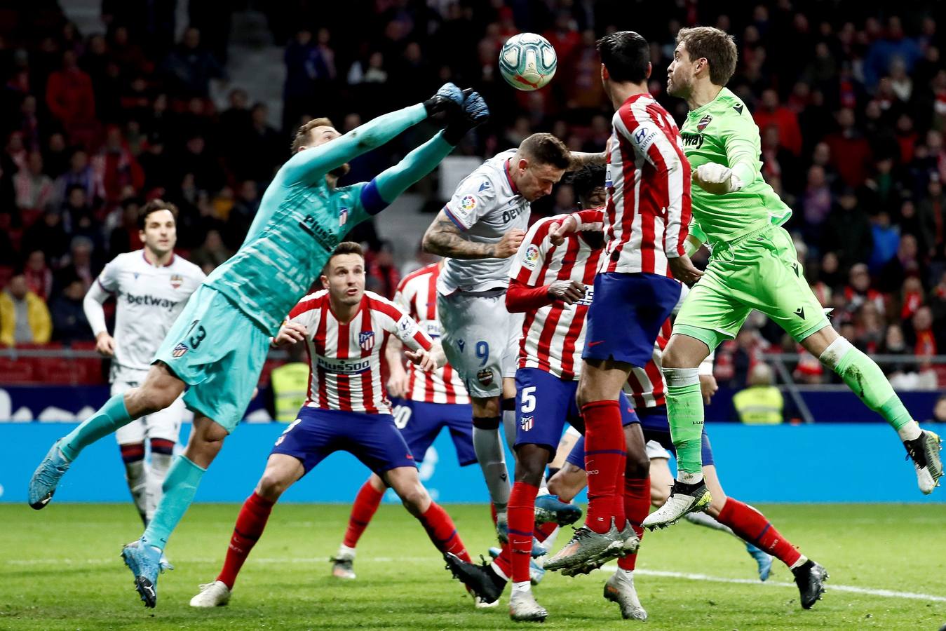 Las mejores imágenes del Atlético de Madrid-Levante UD.