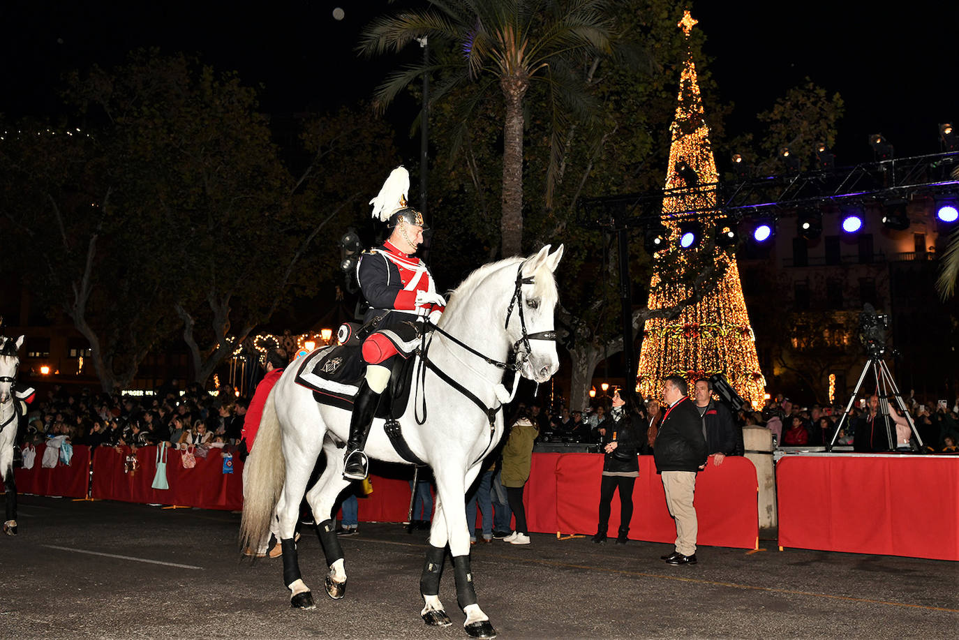 Cabalgata de los Reyes Magos en Valencia.