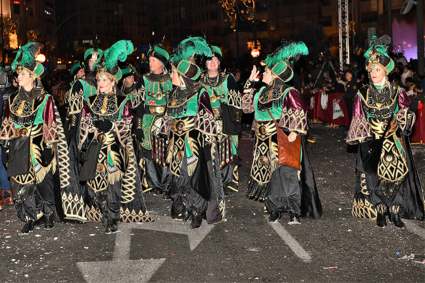 Cabalgata de los Reyes Magos en Valencia.