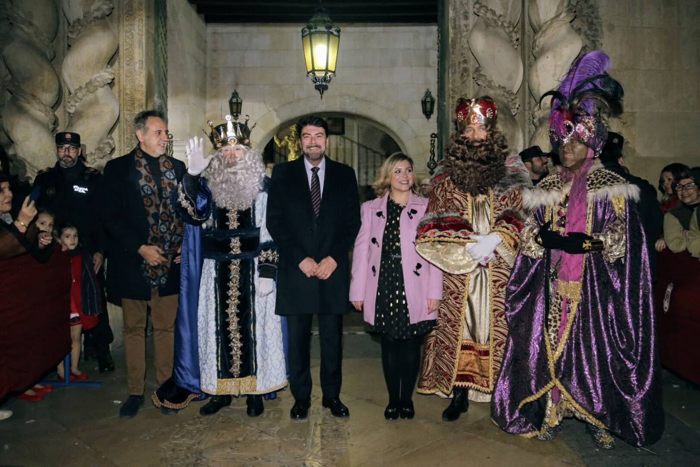 Cabalgata de Reyes en Alicante 2020.