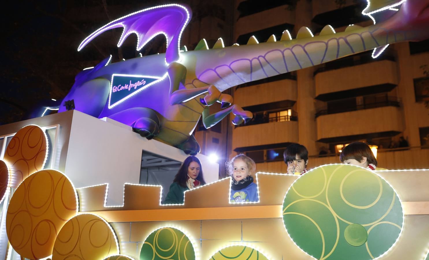 Cabalgata de los Reyes Magos en Valencia.