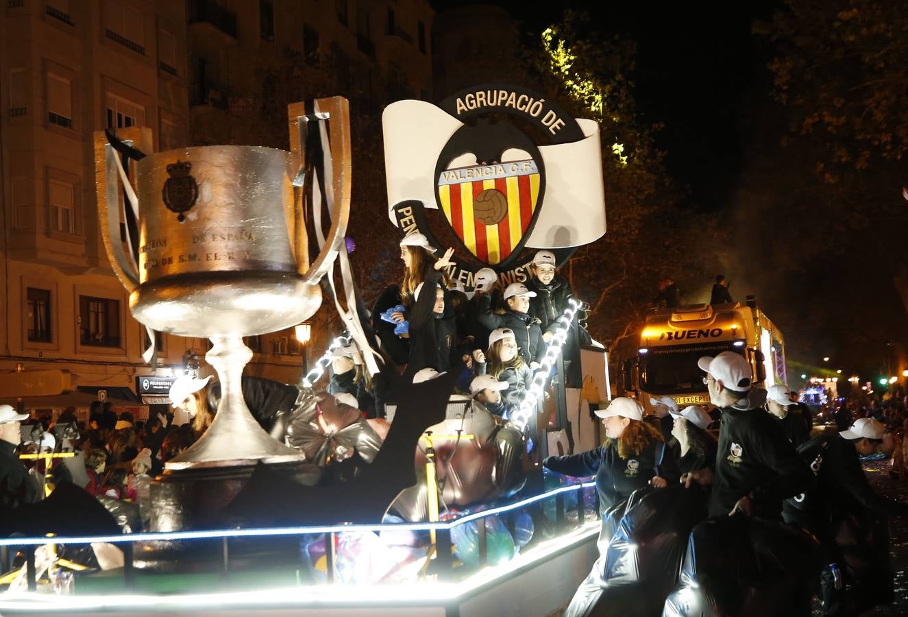 Cabalgata de los Reyes Magos en Valencia.