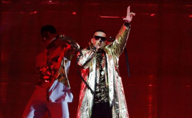 Daddy Yankee, durante uno de sus conciertos. 