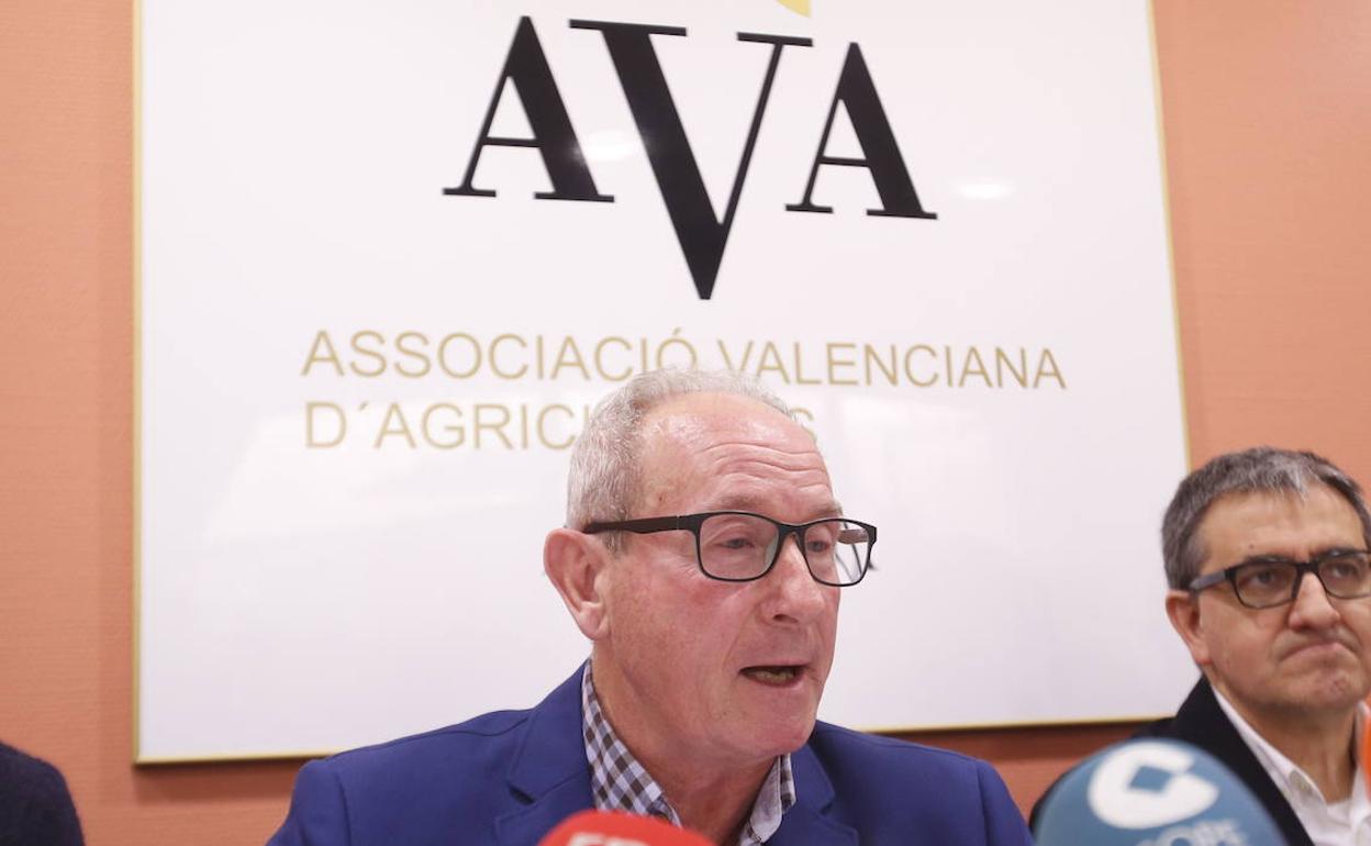 Cristóbal Aguado, presidente de AVA-Asaja. 