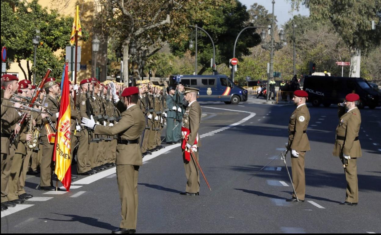 Pascua Militar en Valencia.