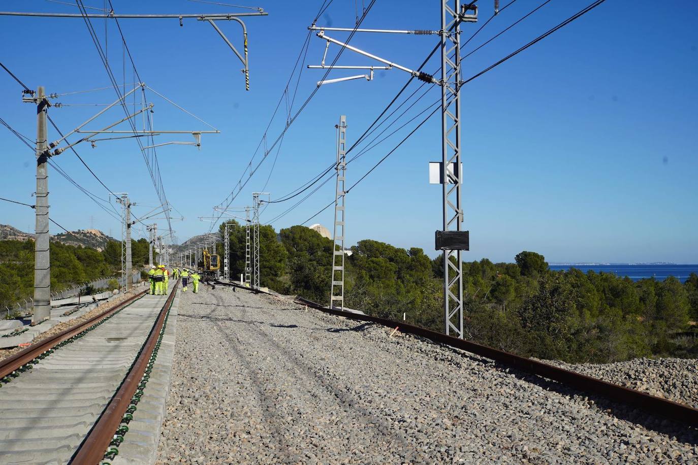 Fotos: Obras del tren Valencia-Barcelona en la variante de Vandellós