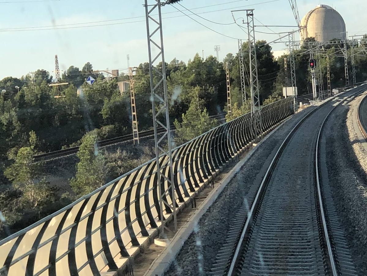 Fotos: Las imágenes del primer trayecto por la variante de Vandellós