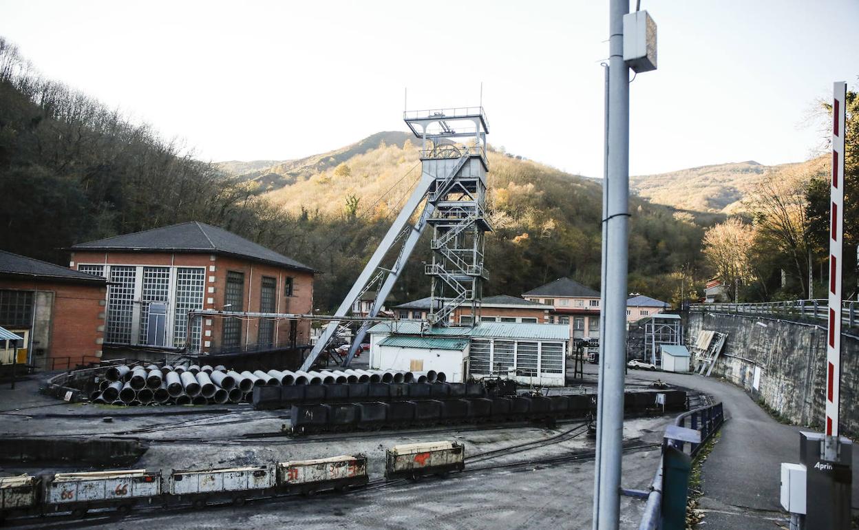 Explotación minera en Asturias.