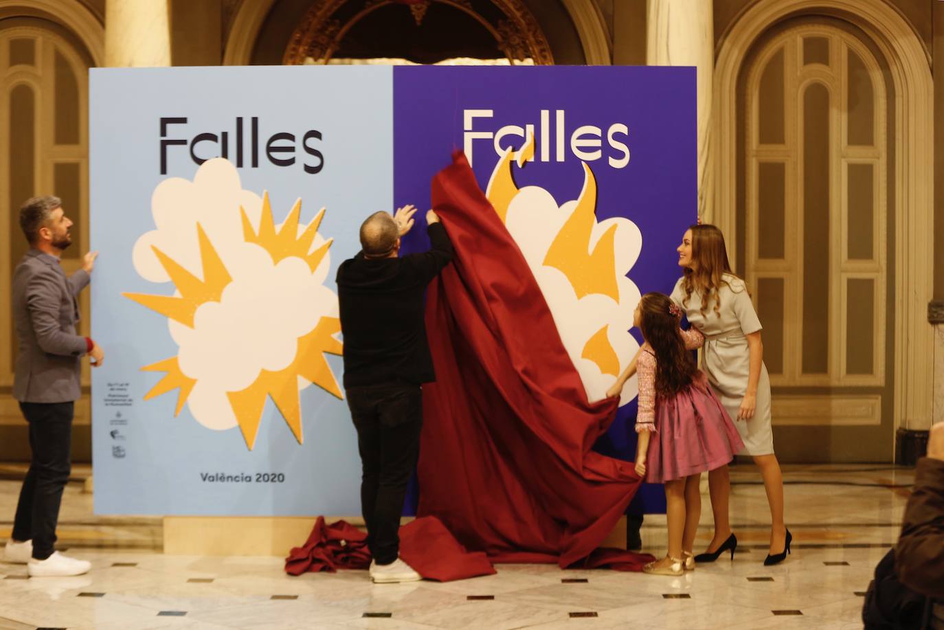 La primera mascletà y la cremà inspiran a Didac Ballester para el cartel de Fallas 2020