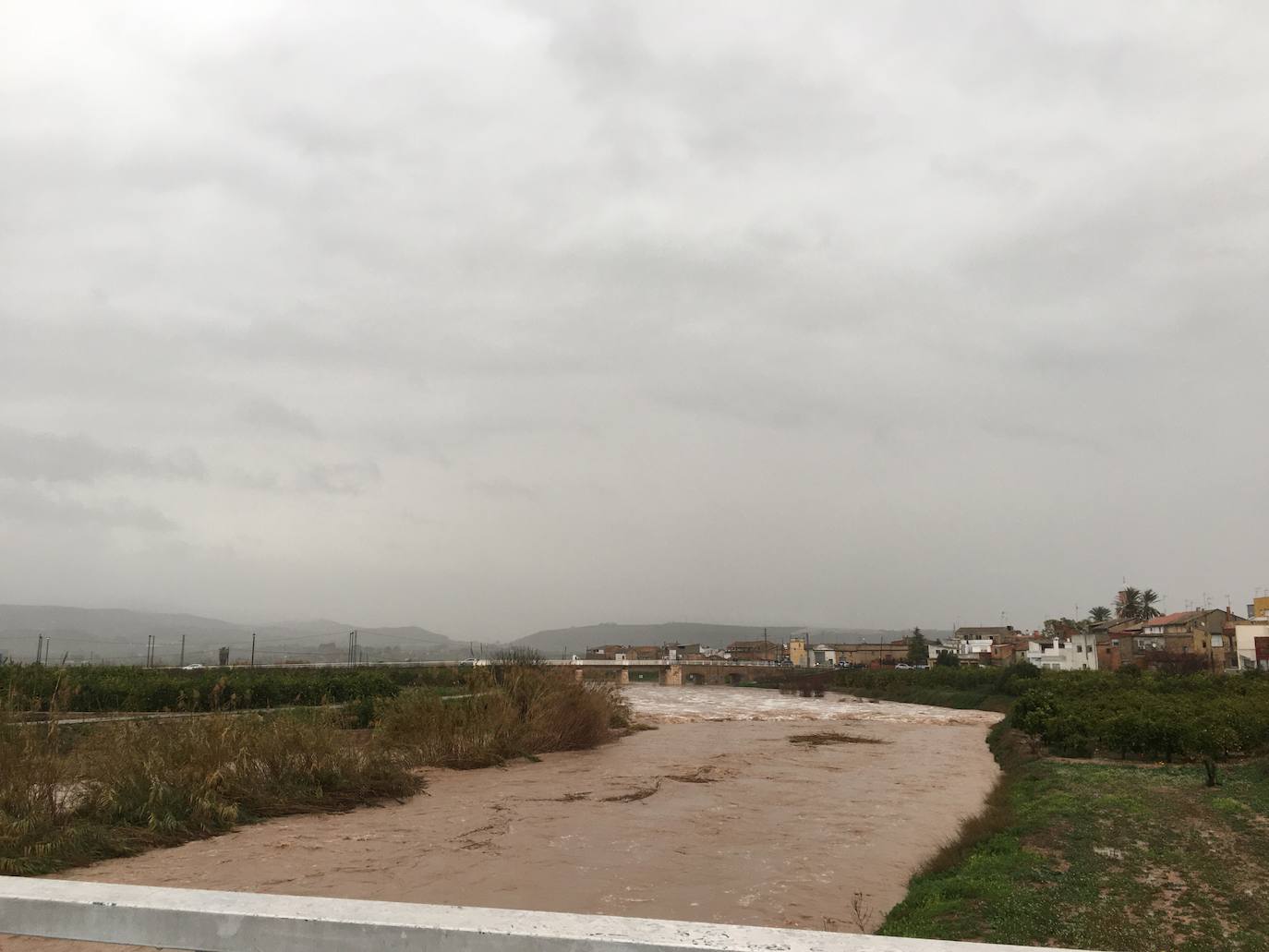 Río Sellent a su paso por Cárcer.