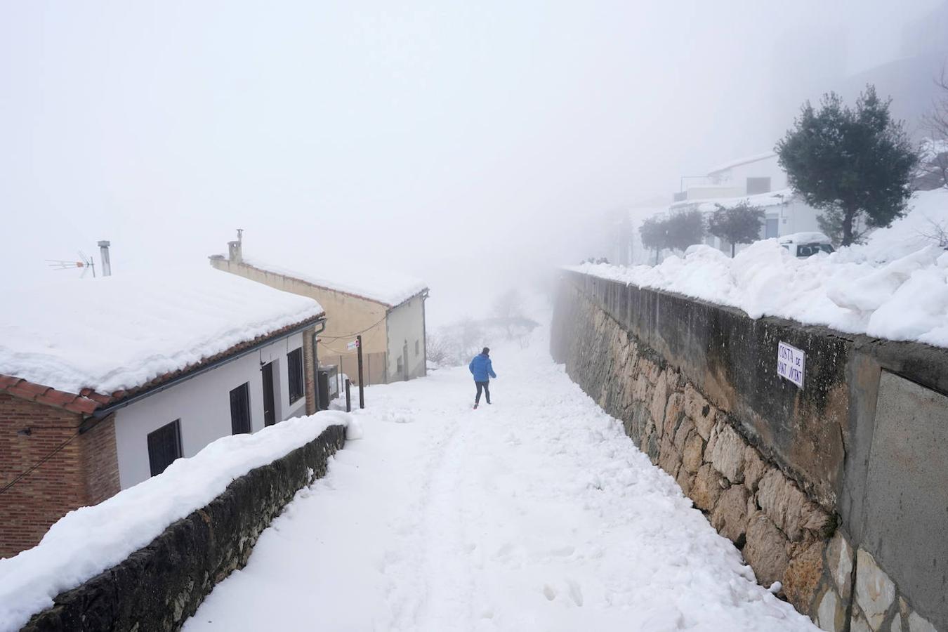 Nevadas en Morella.