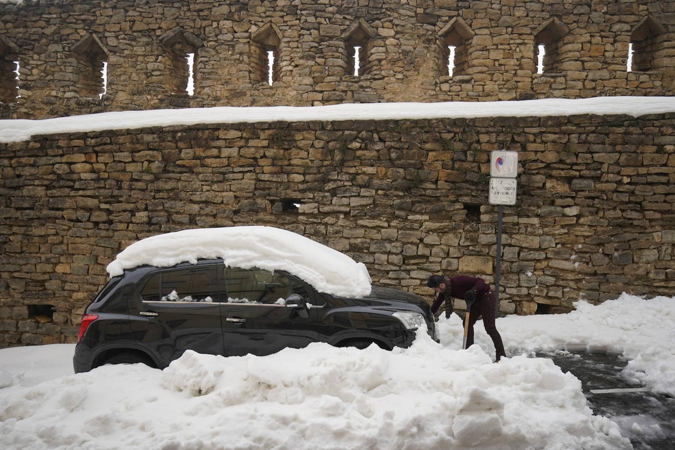 Nevadas en Morella.