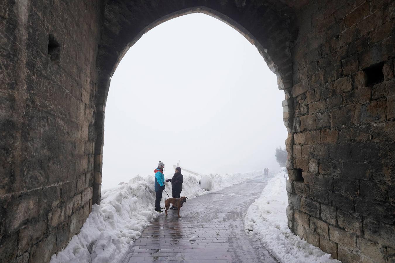 Nevadas en Morella.