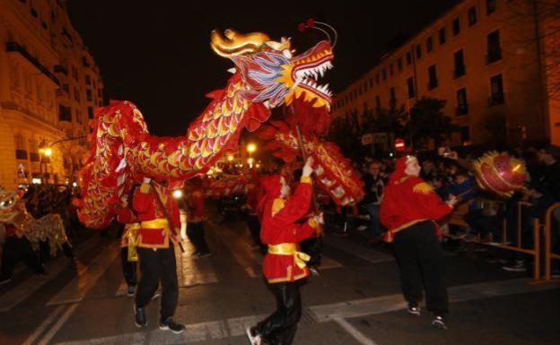 Celebración del Año Nuevo Chino en Valencia.