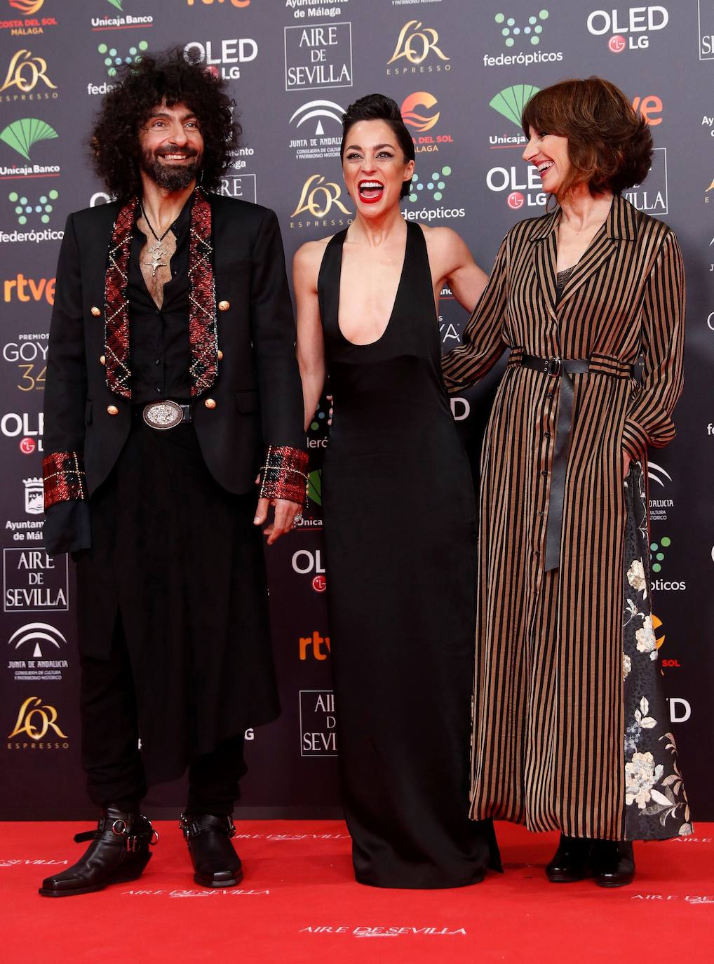 Ara Malikian, Natalia Moreno y Amelia Hernández