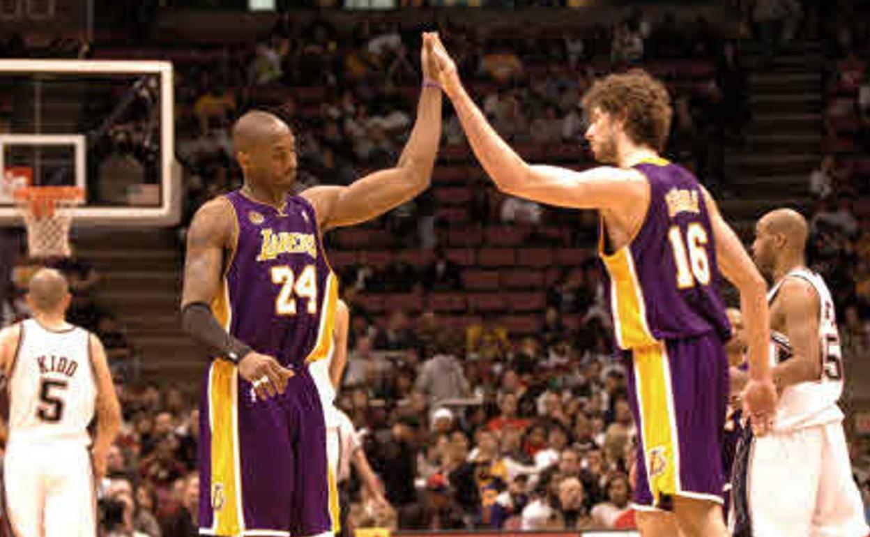 Kobe y Pau. 