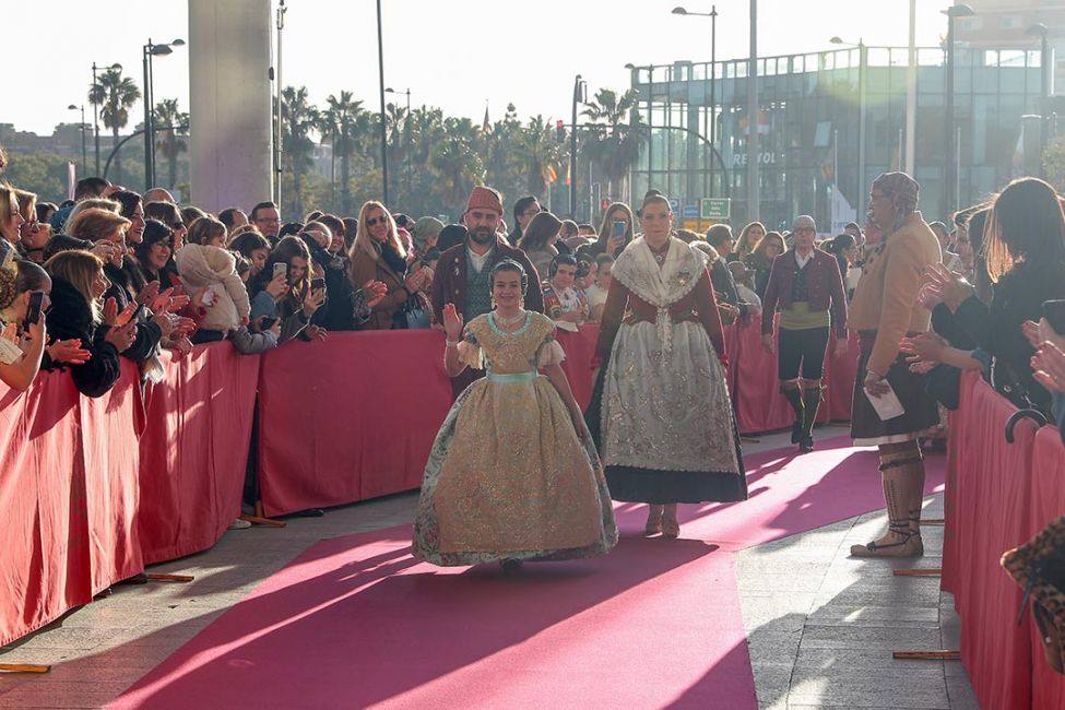 Exaltación de Carla García, fallera mayor infantil de Valencia 2020. 