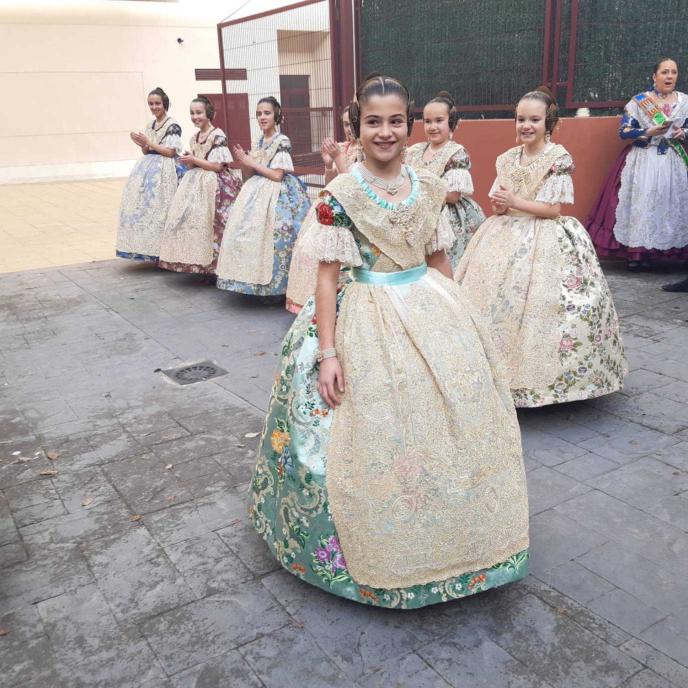 Exaltación de Carla García, fallera mayor infantil de Valencia 2020. 