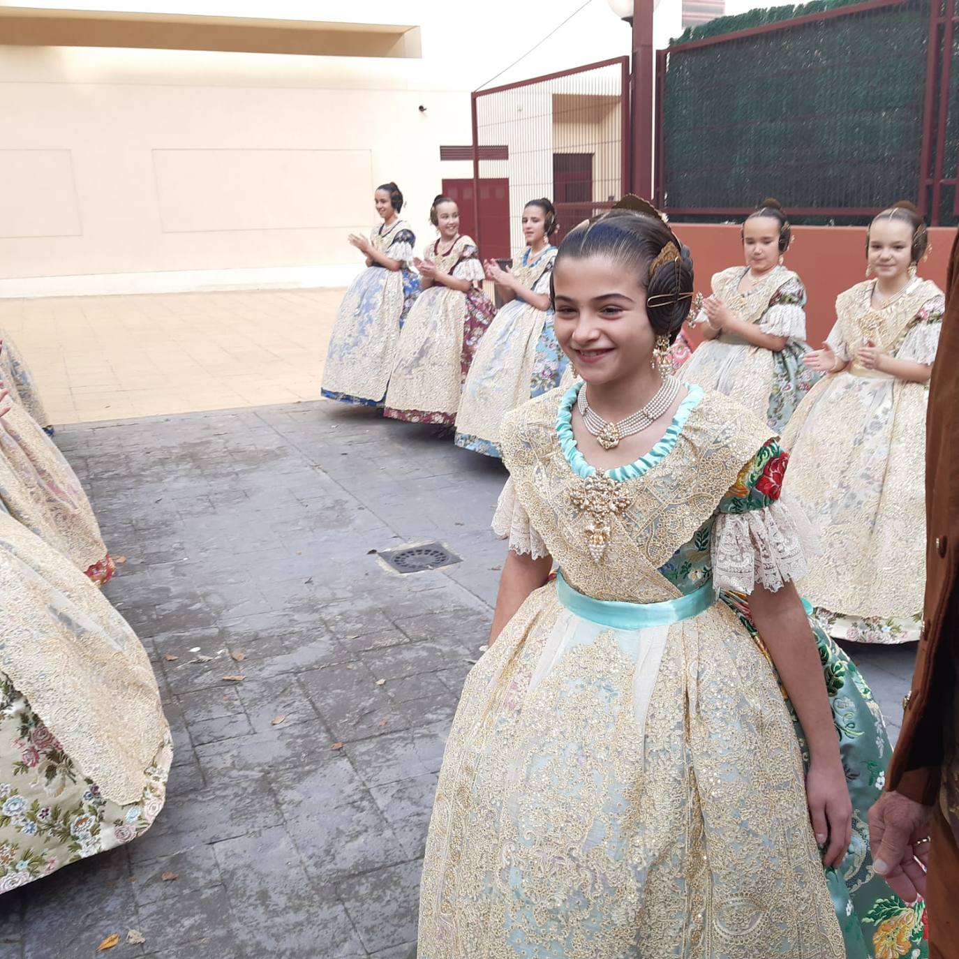 Exaltación de Carla García, fallera mayor infantil de Valencia 2020. 