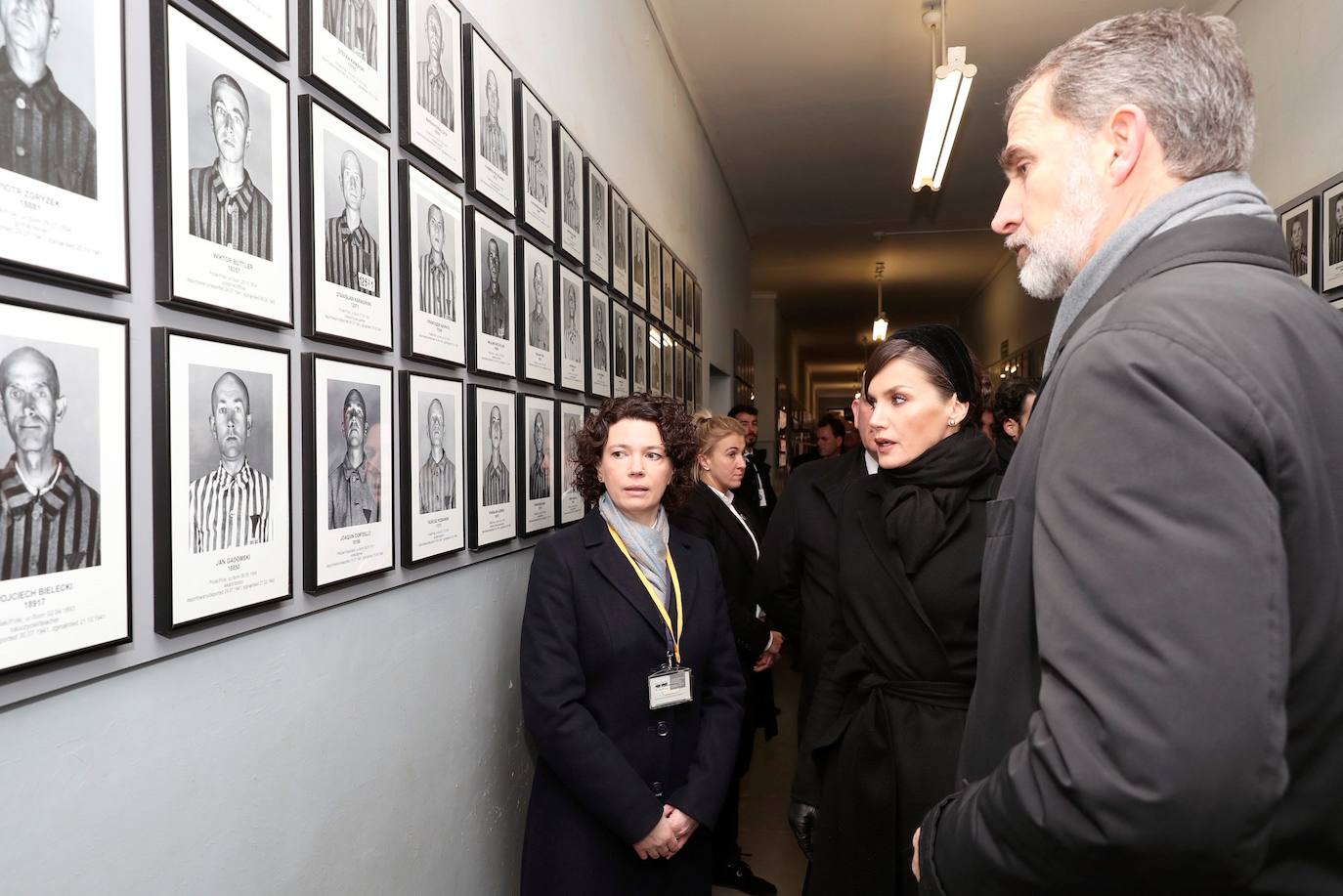 Felipe VI y doña Letizia representan a España en el acto que se celebra en este lugar con motivo del 75 aniversario de su liberación