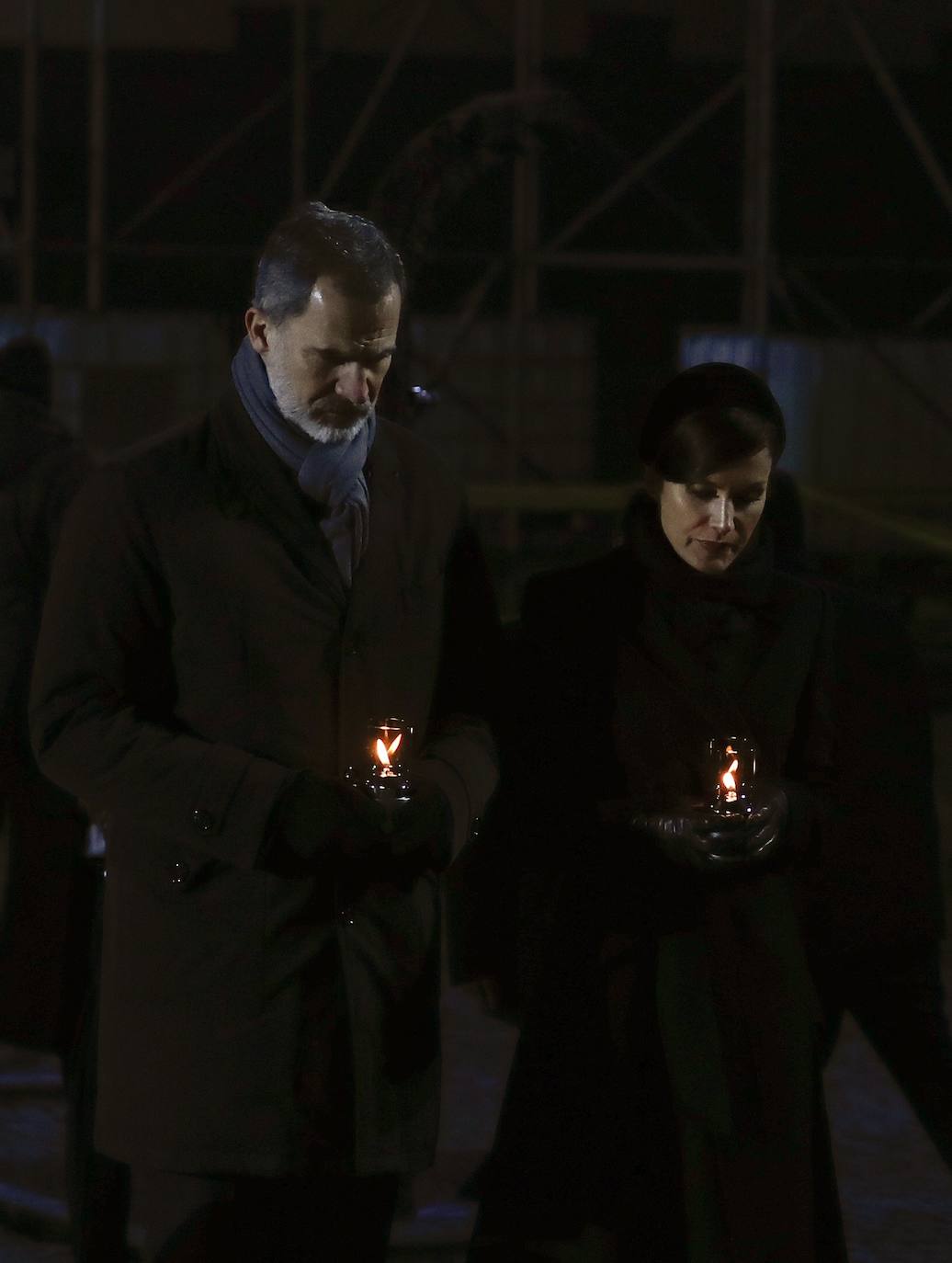 Felipe VI y doña Letizia representan a España en el acto que se celebra en este lugar con motivo del 75 aniversario de su liberación