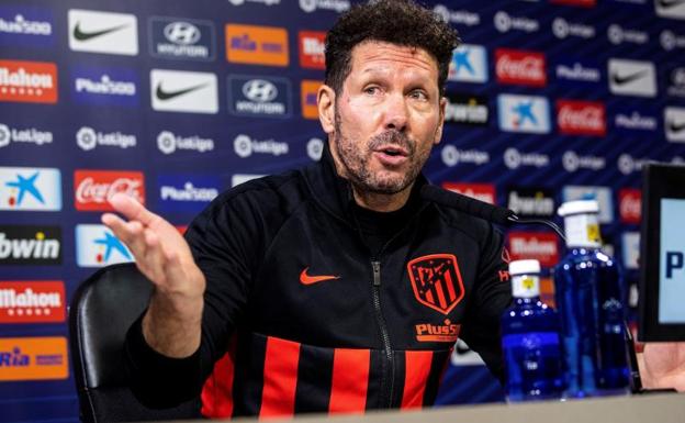 Simeone: «Creemos que le podemos hacer daño al Madrid»