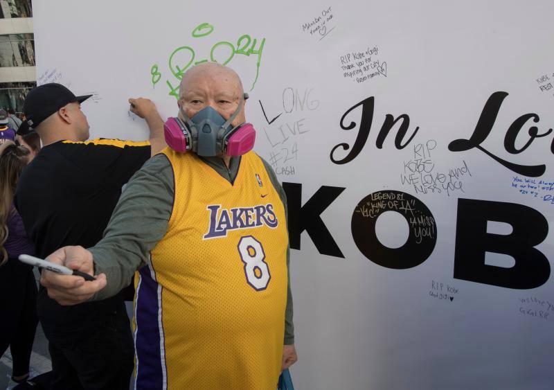 Fotos: El homenaje de los Lakers a Kobe Bryant: nunca se había visto nada igual