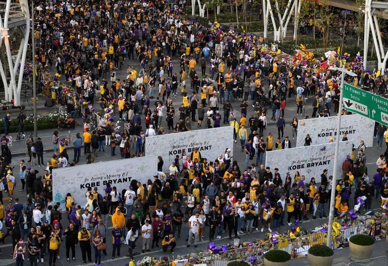 Fotos: El homenaje de los Lakers a Kobe Bryant: nunca se había visto nada igual