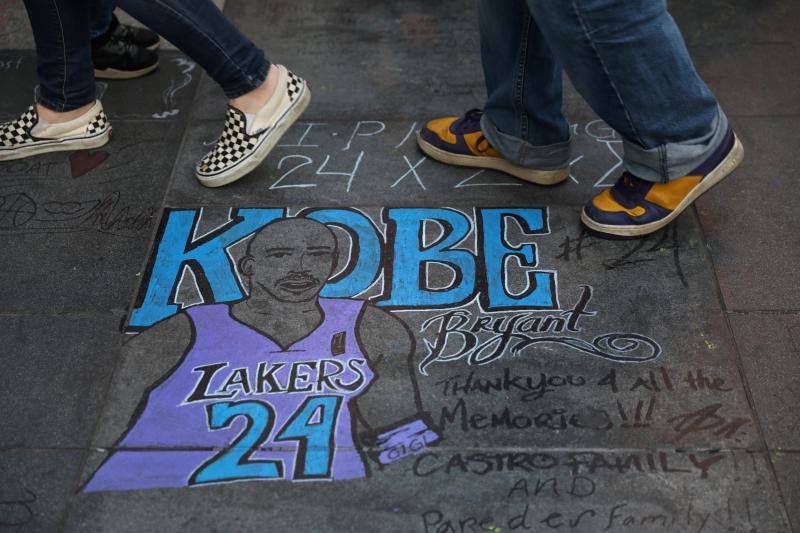 Fotos: El homenaje de los Lakers a Kobe Bryant: nunca se había visto nada igual