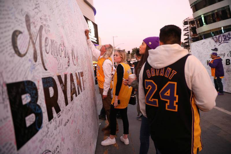 Fotos: El homenaje de los Lakers a Kobe Bryant: nunca se había visto nada igual