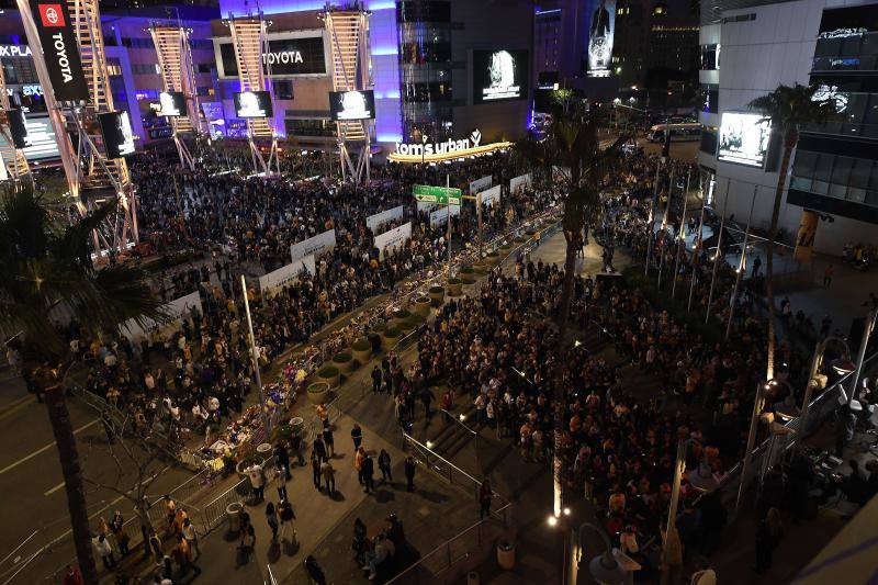 Fotos: El homenaje de los Lakers a Kobe Bryant: nunca se había visto nada igual