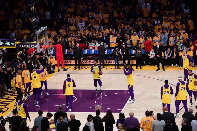 Fotos: El homenaje de los Lakers a Kobe Bryant: nunca se había visto nada igual