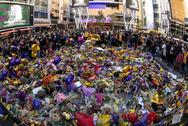 Fotos: El homenaje de los Lakers a Kobe Bryant: nunca se había visto nada igual