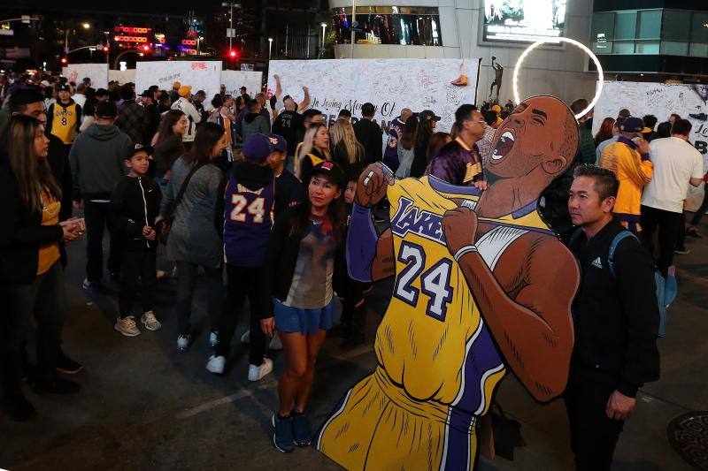 Fotos: El homenaje de los Lakers a Kobe Bryant: nunca se había visto nada igual