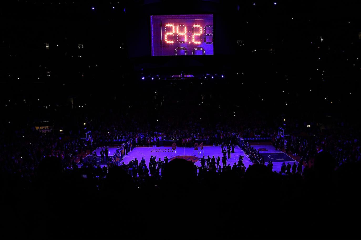 Fotos: El homenaje de los Lakers a Kobe Bryant: nunca se había visto nada igual