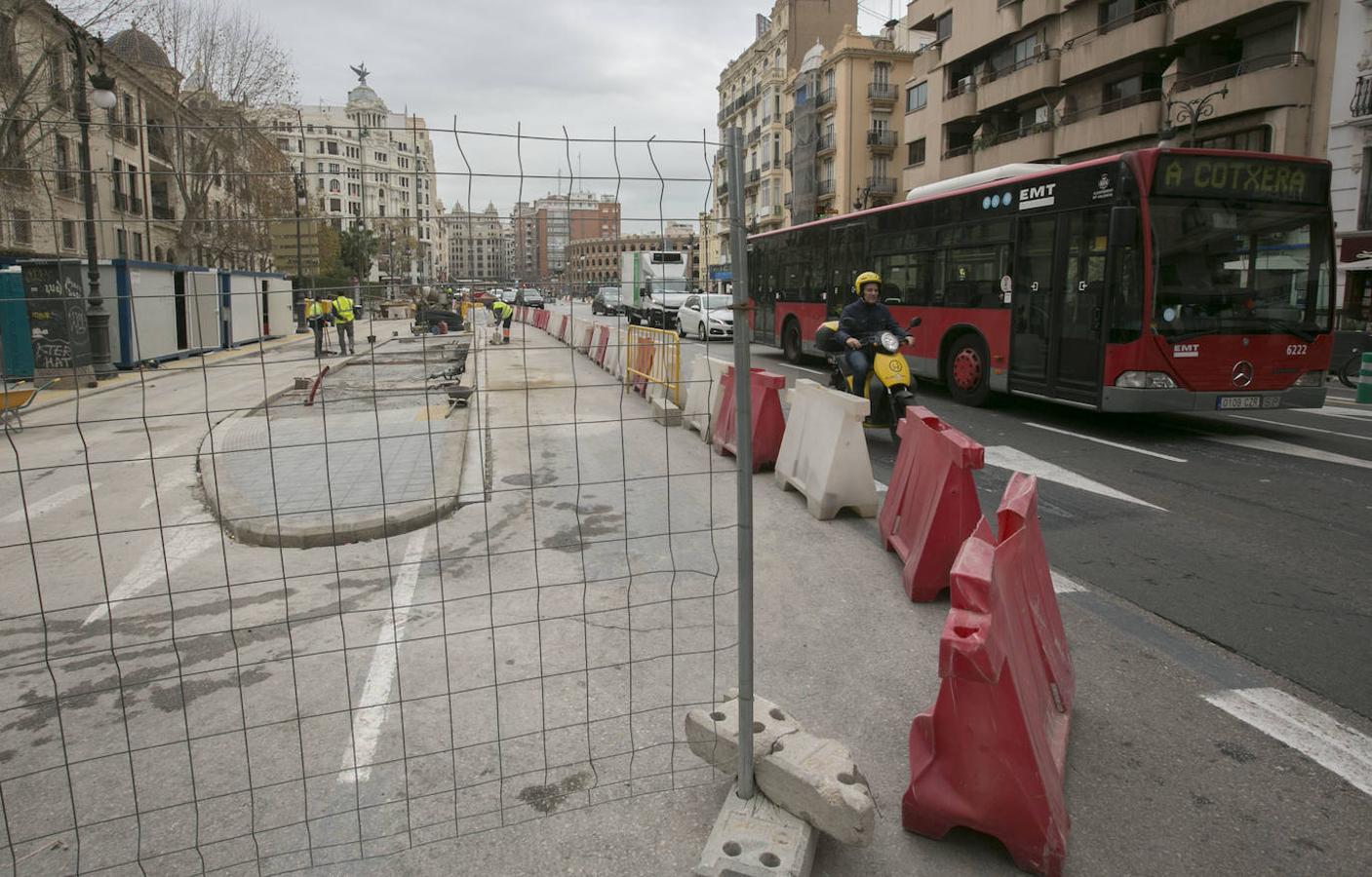 Fotos: Fotos de las obras en calle Xàtiva