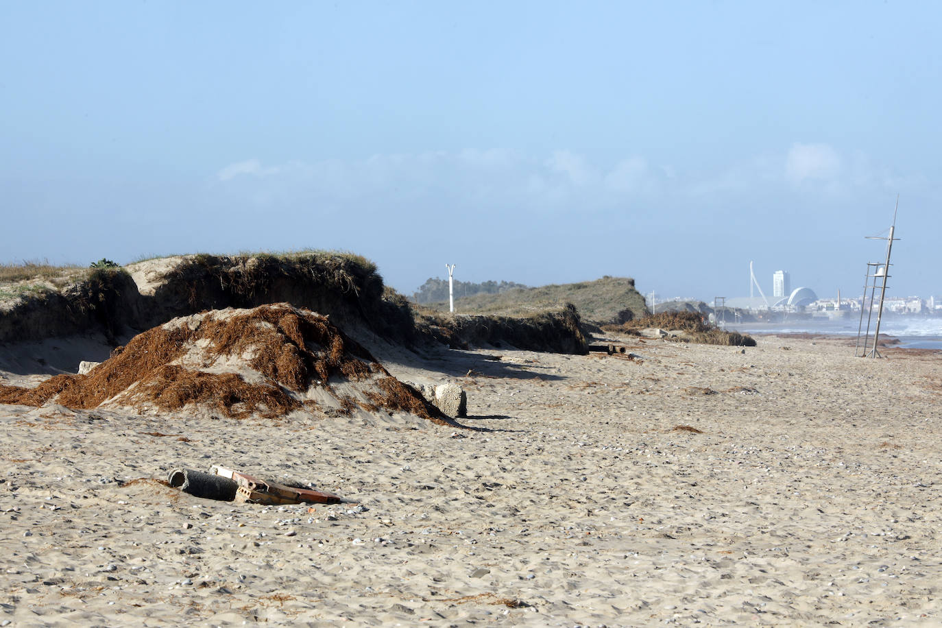 Fotos: Estado de las playas valencianas después de los temporales