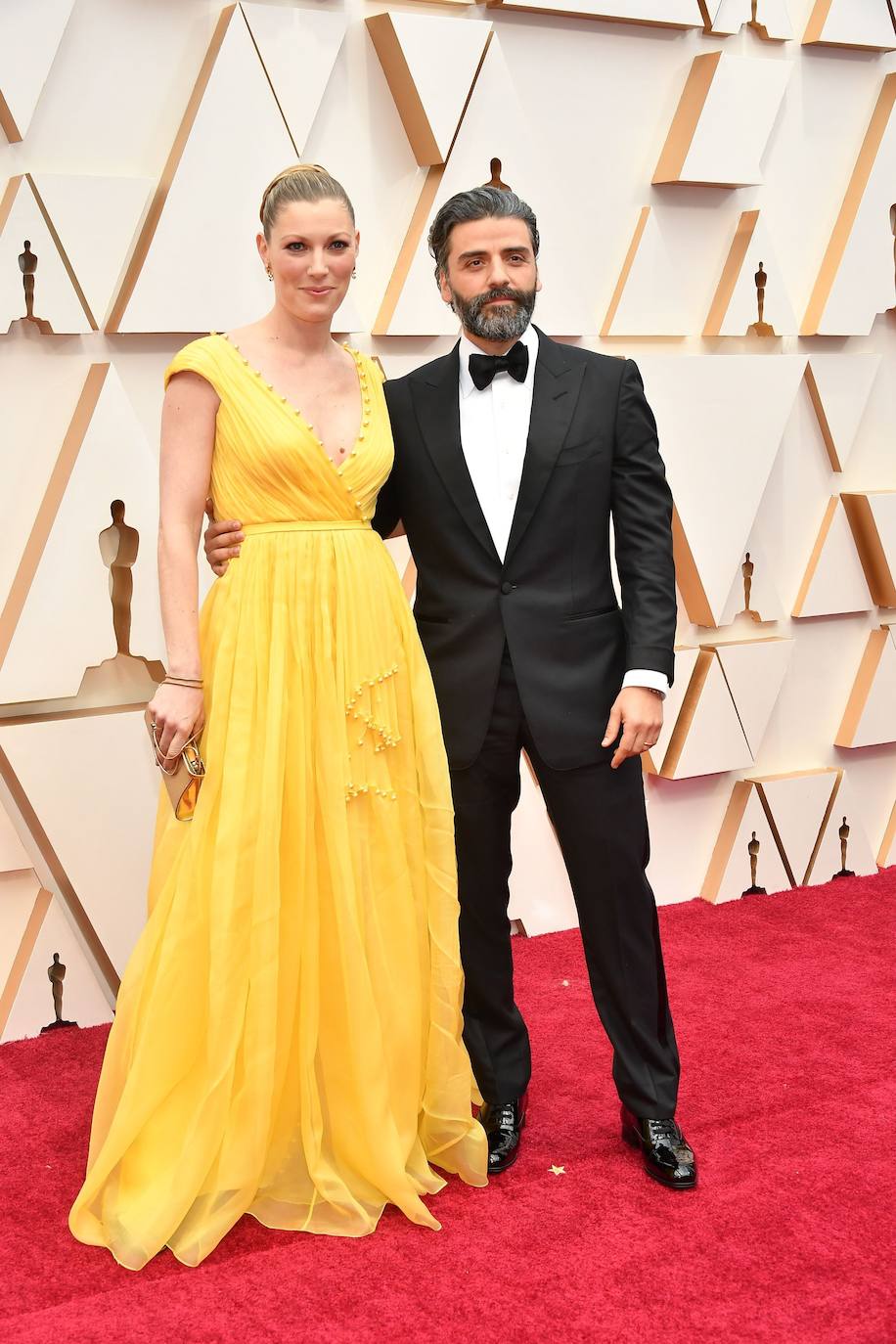 Elvira Lind and Oscar Isaac