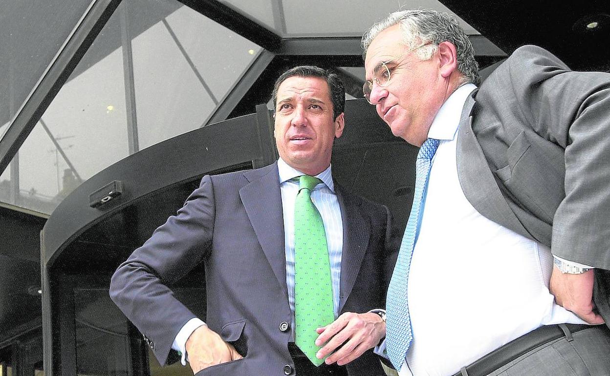 Eduarzo Zaplana y Juan Cotino, #en una imagen de archivo.