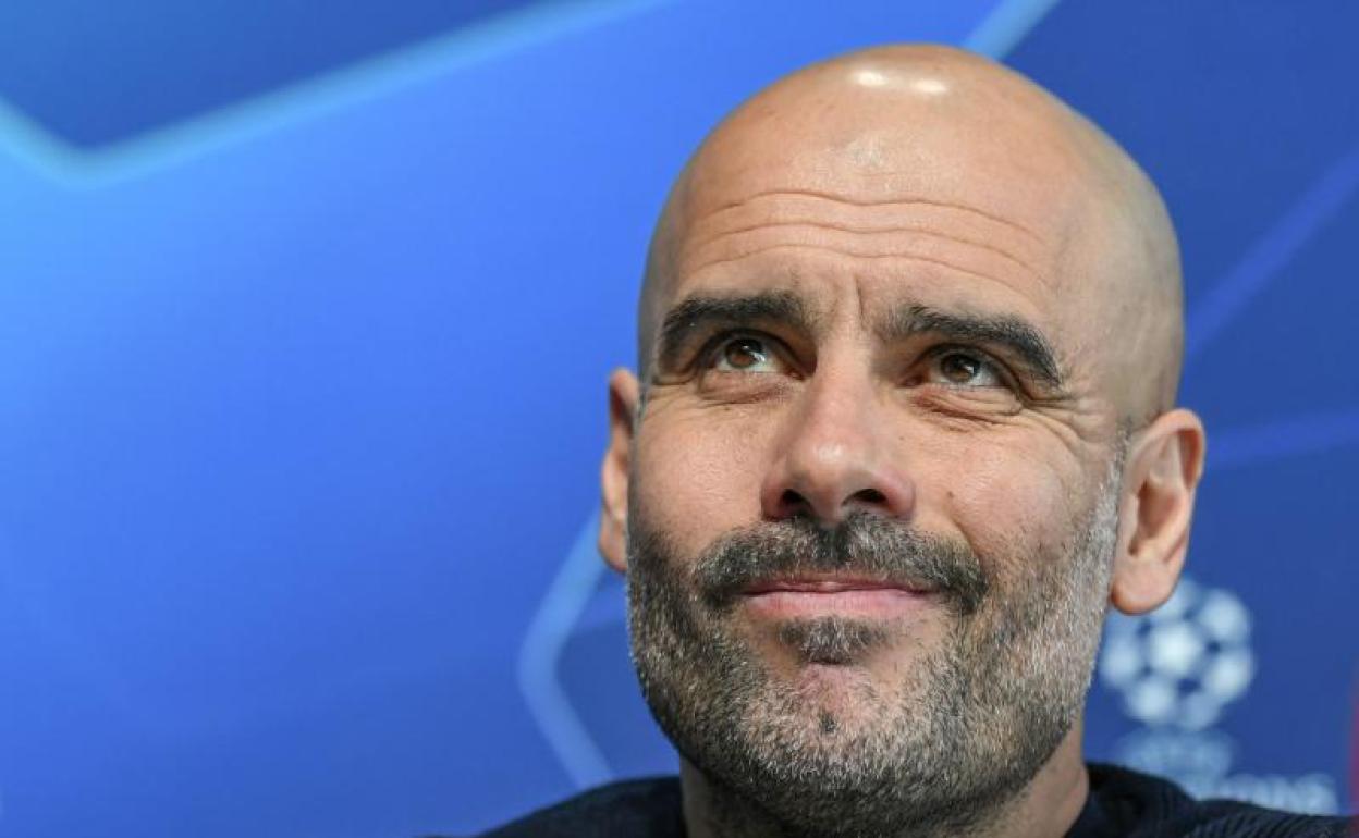 Pep Guardiola, entrenador del Manchester City, rival del Real Madrid en octavos de la Champions. 